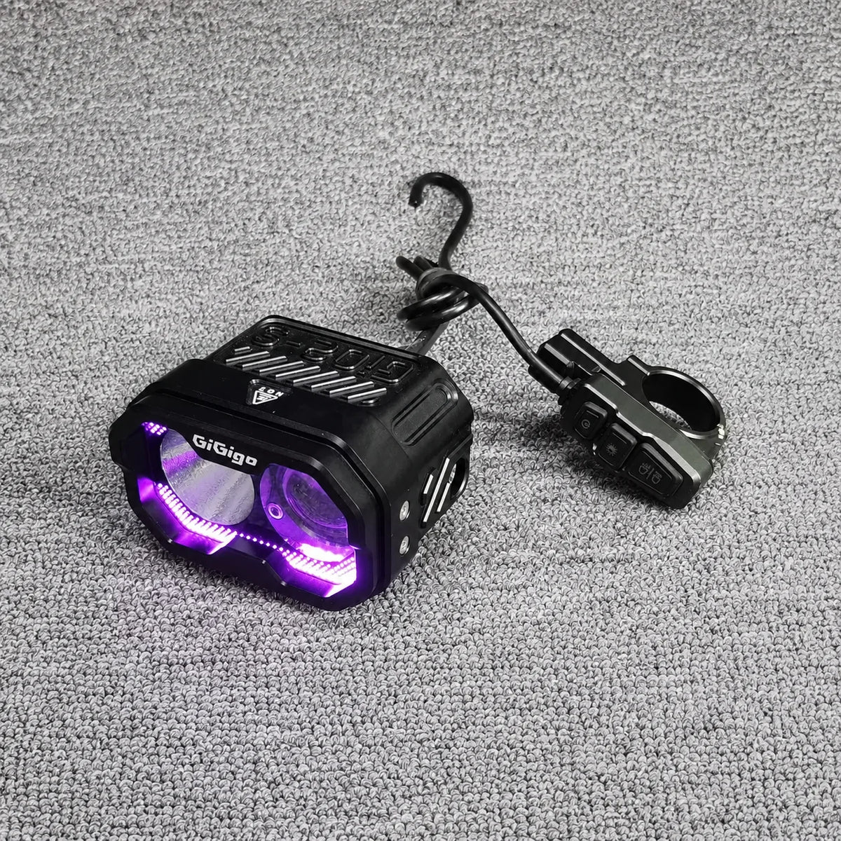 GIGIGO GI02-S LED Headlight (3-Color DRL, Hi/Low Beam) — Surron Light Bee, Talaria, 79Bike