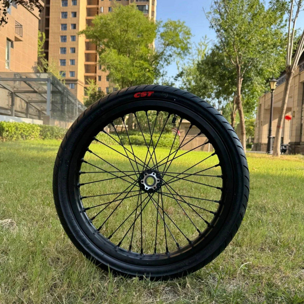 17" Supermoto Wheel Set — Surron Light Bee X, 79Bike Falcon Pro, GT LYNX, E Ride Pro SS