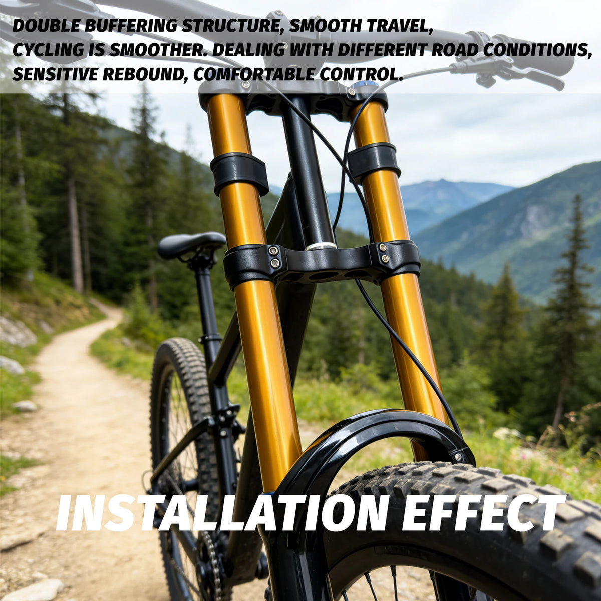 Dual Crown Air Suspension Fork (180mm) — Surron Light Bee X/Talaria Sting