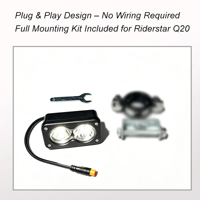 Ridstar Q20 Baja Light (3-Pin, Dual Pod)