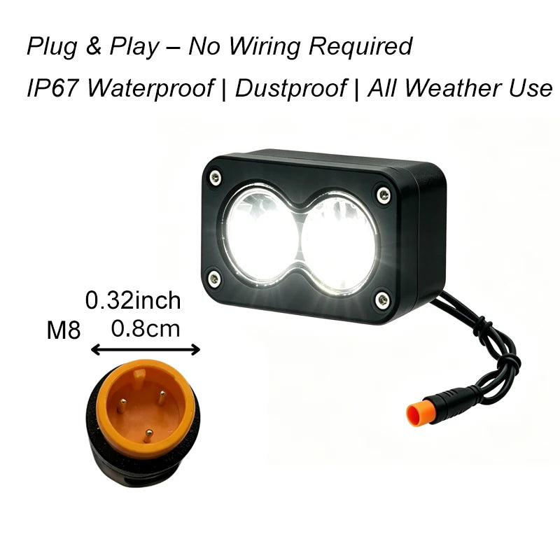 Ridstar Q20 Baja Light (3-Pin, Dual Pod)