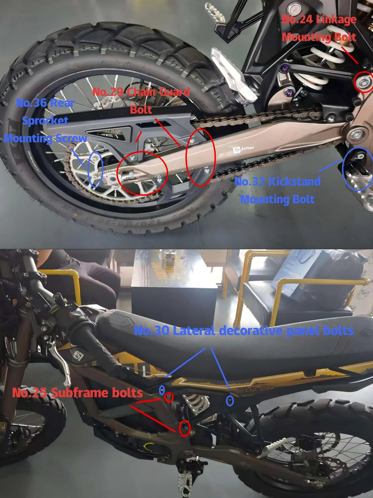 Titanium Bolt Kit (130pcs) — Surron Ultra Bee