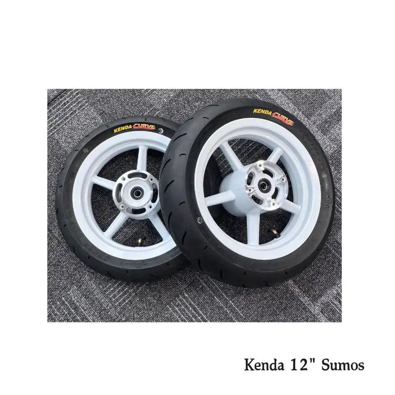 Tuttio 12" Wheel Rim Set (Kenda Curve Tire) — Yozma IN10, Sumos, Heybike, Valinsu EM5 Pro, HSKABIN
