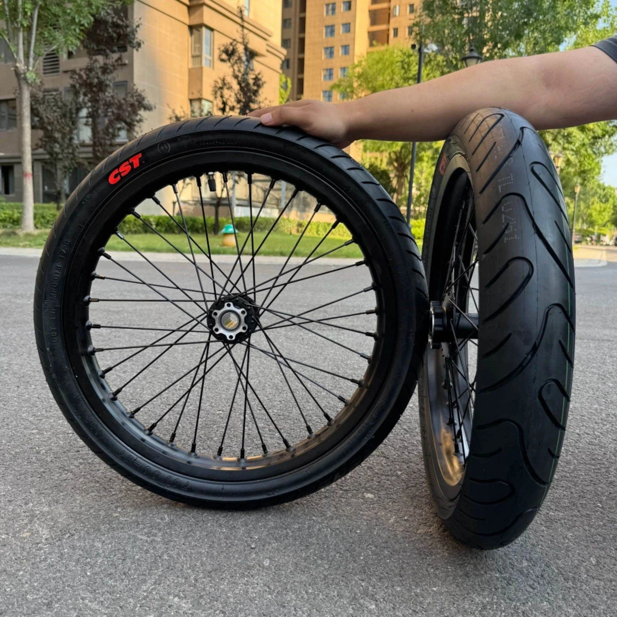 Front/Rear Wheel & Tire Set — Surron Light Bee X