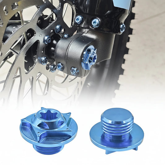 Anodized Titanium Front Wheel Bolt — Tuttio Soleil 01, Super73, Ridstar Q20